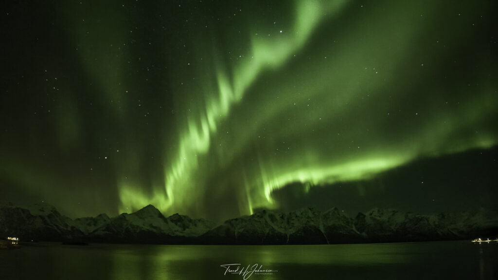 Northern lights near Uløya