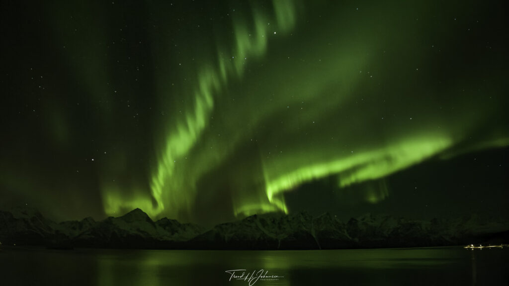 Northern lights near Uløya